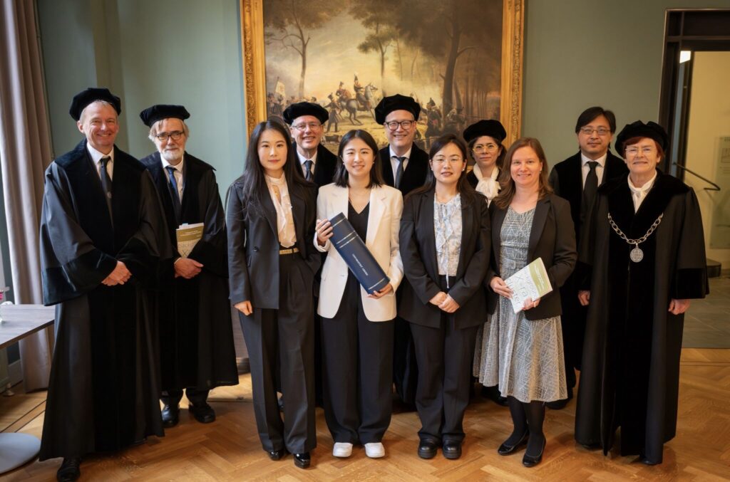 Gepromoveerd astrofysica Zhenlin Zhu
